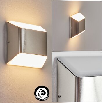 Yobo vägglampa utomhus, Up & Down Lampa LED Rostfritt stål, 1-ljuskällor