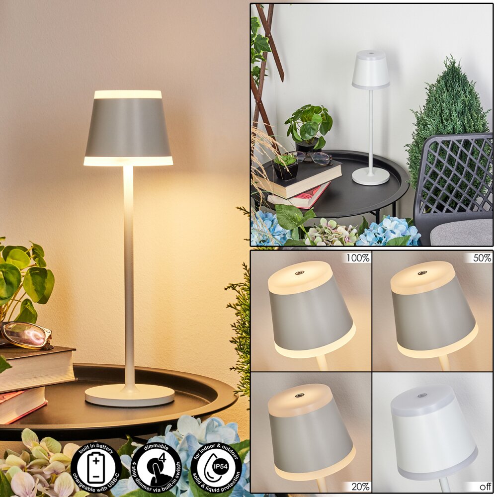 Walt Bordslampa utomhus LED Grått, 1-ljuskällor main product photo