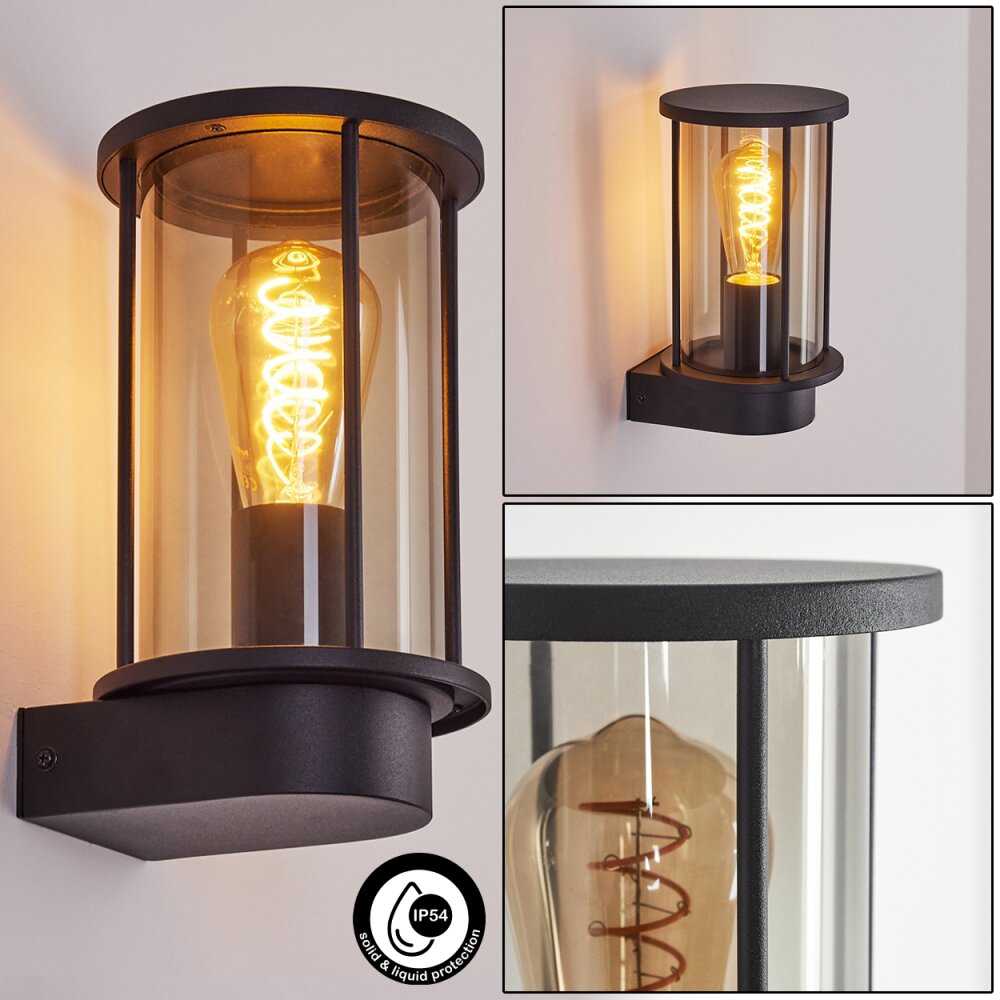 Sumalao vägglampa utomhus Svart, 1-ljuskällor main product photo