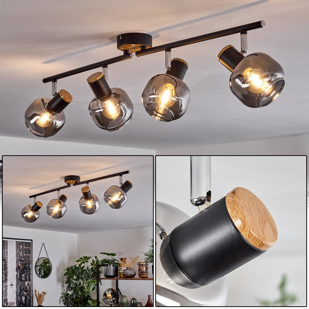 Lexington Takstrålkastare Svart, 4-ljuskällor main product photo