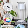 Burzaco Bordslampa utomhus LED Vit, 1-ljuskällor, Färgväxlare