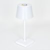 Burzaco Bordslampa utomhus LED Vit, 1-ljuskällor, Färgväxlare