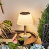 Alcudia Bordslampa utomhus LED Nickel matt, 10-ljuskällor