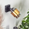 Traak Vägglampa, Väggspotlight Svart, 1-ljuskällor
