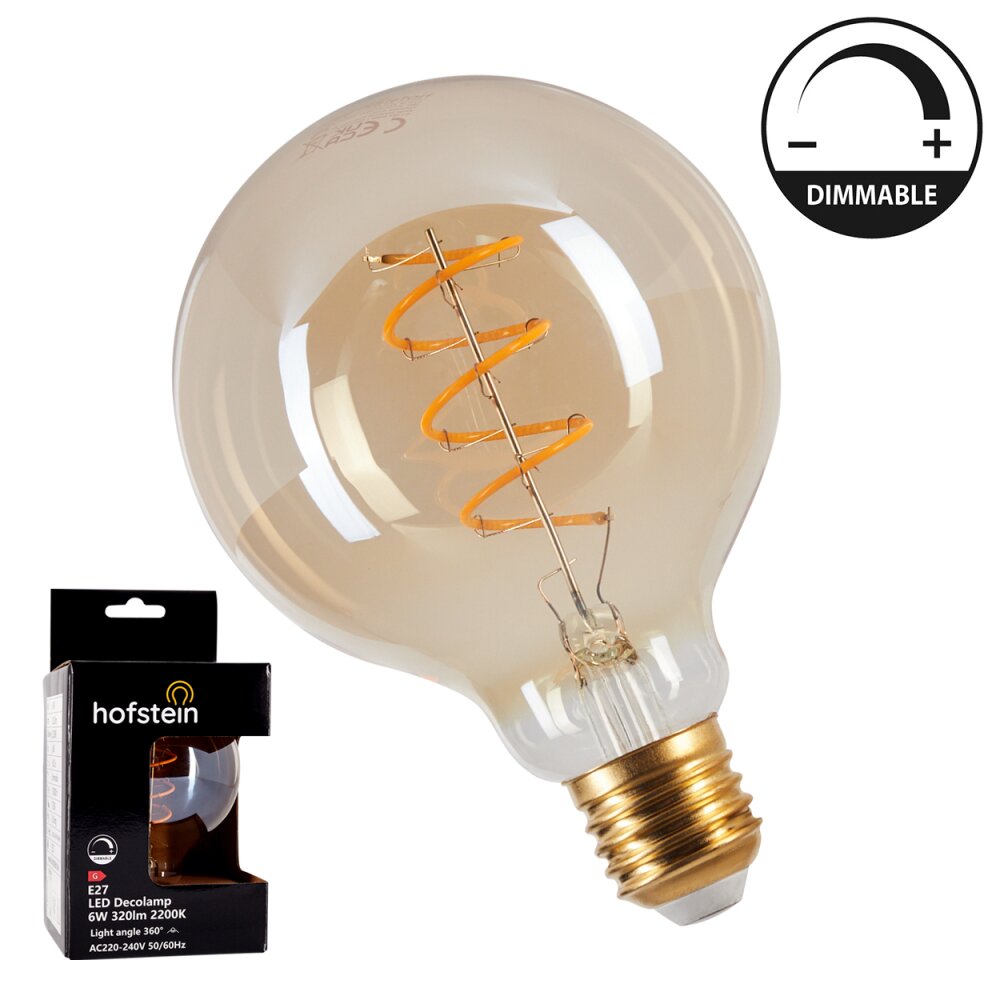 E27 LED 6 Watt varmvit dimbar 320 Lumen main product photo