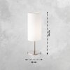 FHL easy Kira Bordslampa, Läslampa Nickel matt, 1-ljuskällor