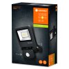 Ledvance ENDURA® Fasad spotlight, Spotlight trädgård LED Grått, 1-ljuskällor, Rörelsedetektor