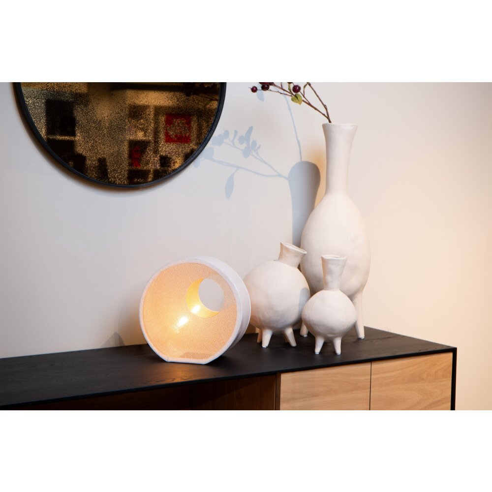 Lucide LOXIA Bordslampa Beige, 1-ljuskällor main product photo