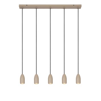 Lucide EVORA Pendelbelysning Taupe, 5-ljuskällor