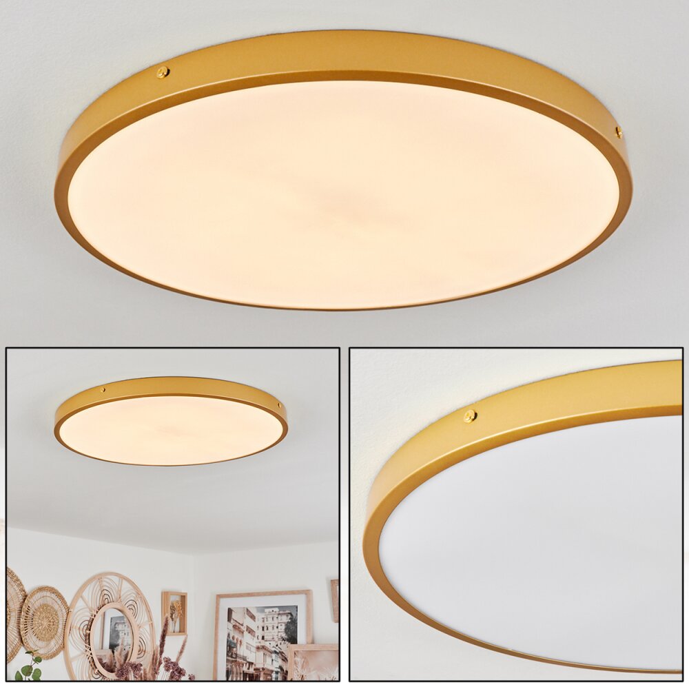 Broglen Panel LED Mässing, 1-ljuskällor main product photo