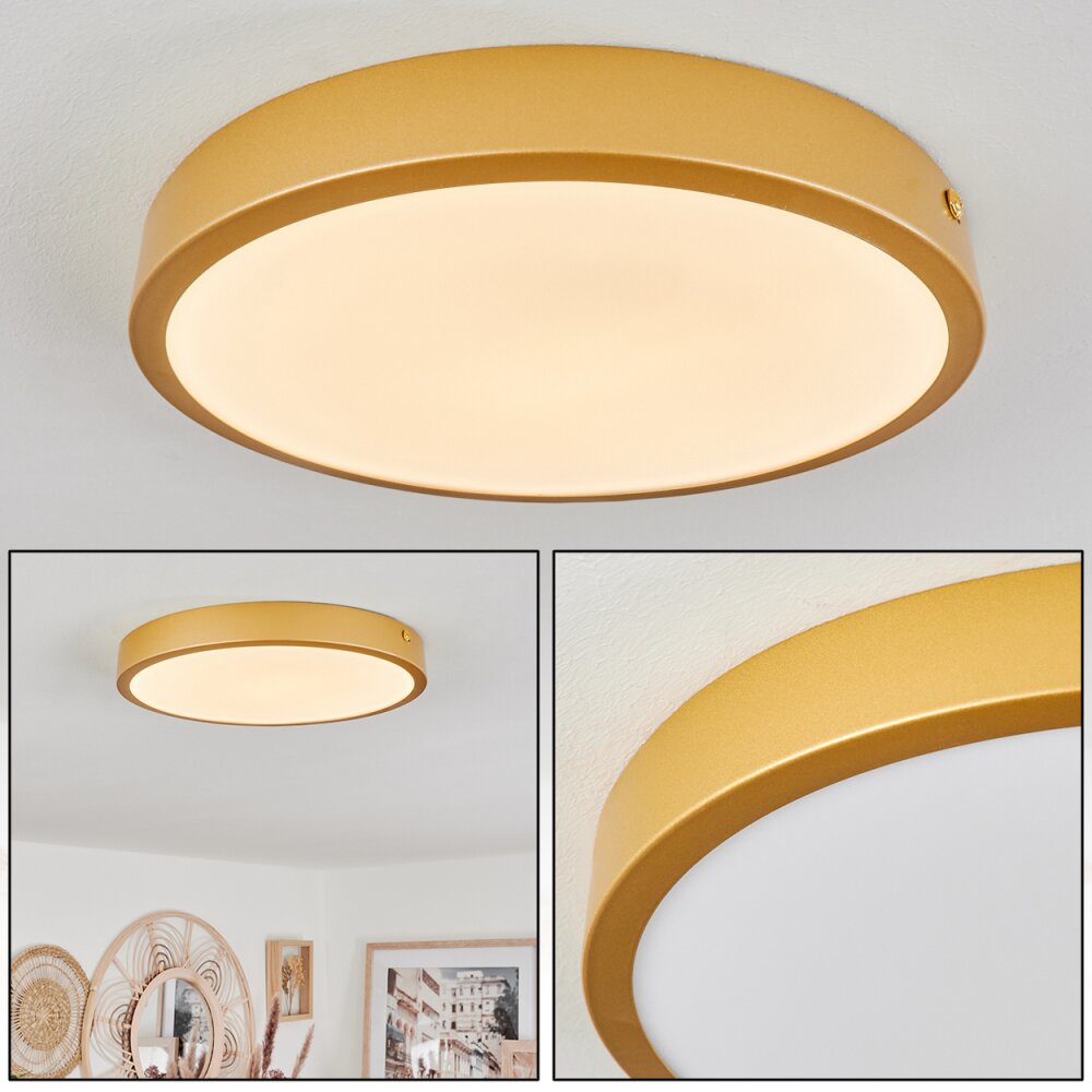 Broglen Panel LED Mässing, 1-ljuskällor main product photo