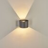 Tamarin vägglampa utomhus, Up & Down Lampa, Vägglampa LED Antracit, 2-ljuskällor