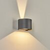 Tamarin vägglampa utomhus, Up & Down Lampa, Vägglampa LED Antracit, 2-ljuskällor