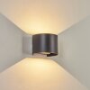 Tamarin vägglampa utomhus, Up & Down Lampa, Vägglampa LED Svart, 2-ljuskällor