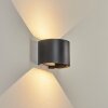 Tamarin vägglampa utomhus, Up & Down Lampa, Vägglampa LED Svart, 2-ljuskällor
