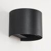Tamarin vägglampa utomhus, Up & Down Lampa, Vägglampa LED Svart, 2-ljuskällor