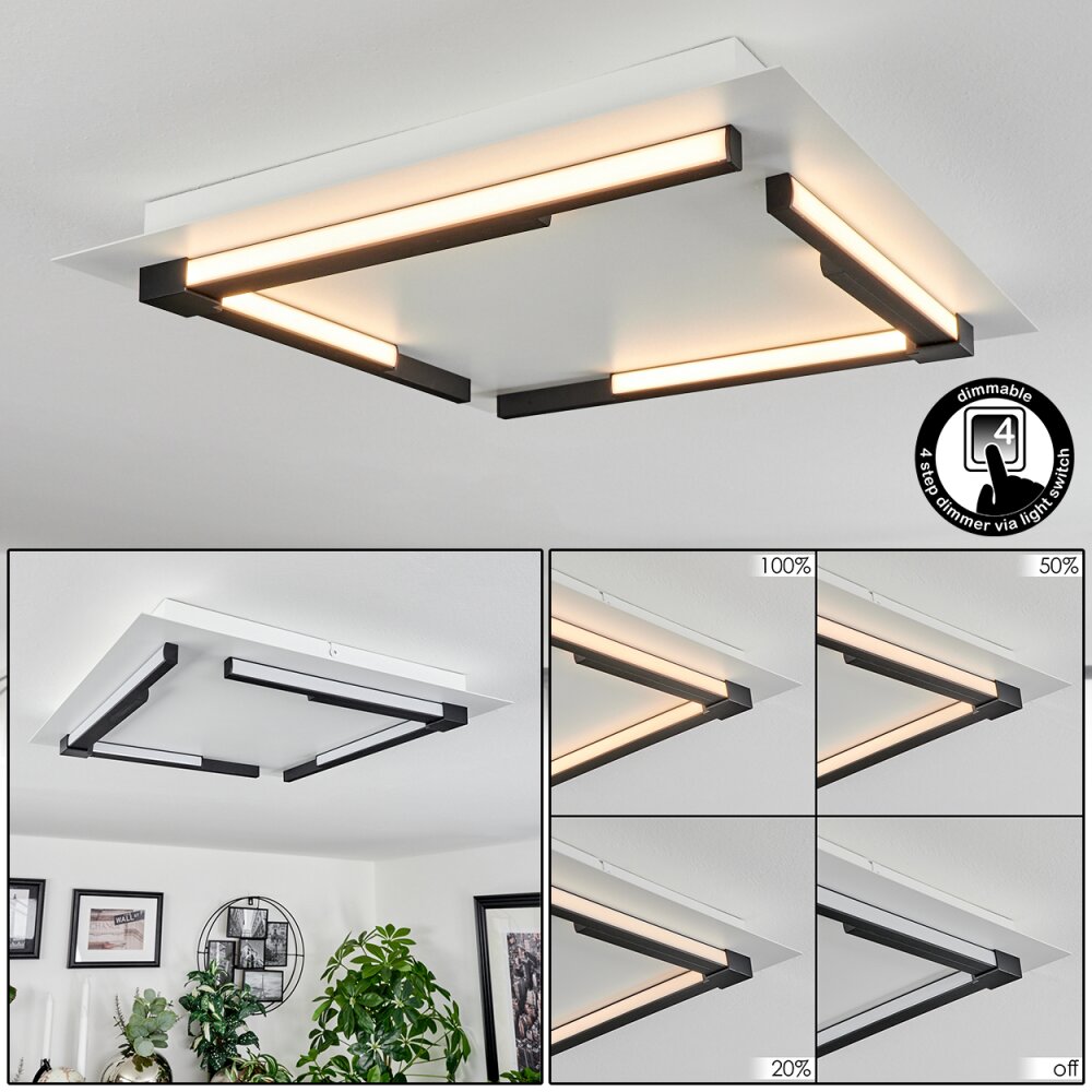Leroux Taklampa LED Vit, 1-ljuskällor main product photo