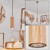 Ripamonti Pendellampa LED Naturfärger, Svart, 1-ljuskällor