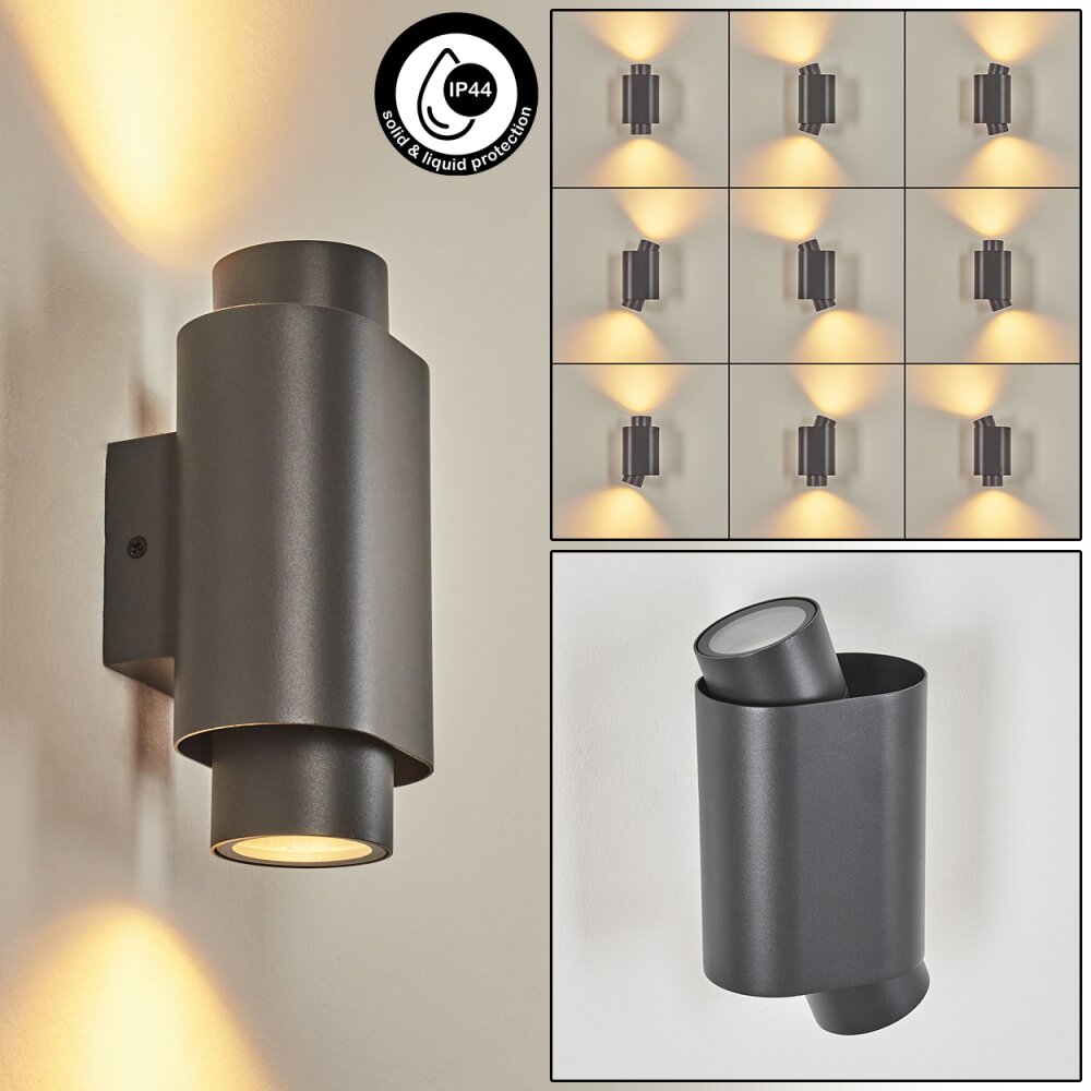 Guampacha vägglampa utomhus, Up & Down Lampa Antracit, 2-ljuskällor main product photo