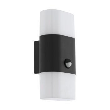 Eglo FAVRIA vägglampa utomhus, Vägglampa LED Antracit, 2-ljuskällor, Rörelsedetektor