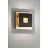 Honsel Lampor Hennes Vägglampa LED Guld, Svart, 1-ljuskällor