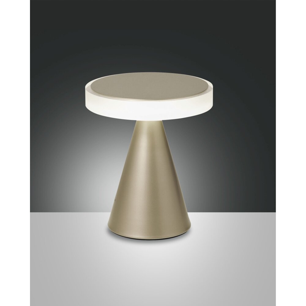 Fabas Luce Neutra Bordslampa LED Guld, 1-ljuskällor main product photo