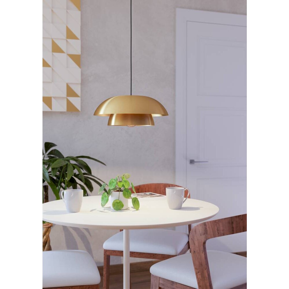 Eglo Lampor CENCIARA Pendellampa Svart, 1-ljuskällor main product photo