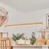Mixto Pendelbelysning LED Krom, Naturfärger, 1-ljuskällor