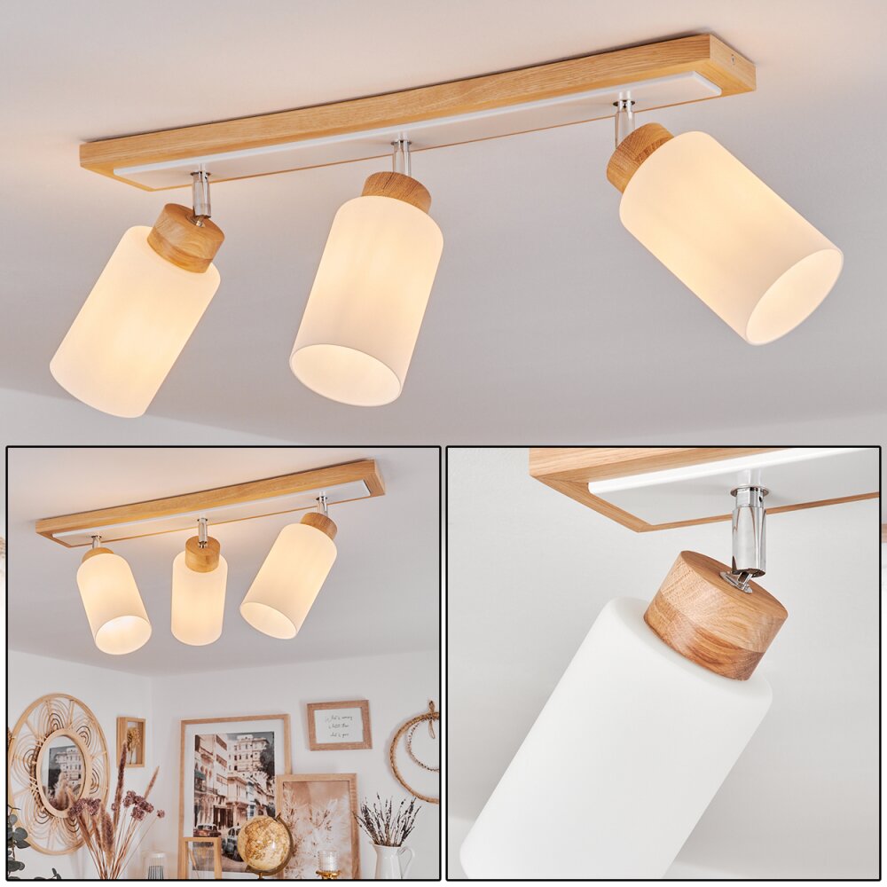 Represita Taklampa, Takstrålkastare Naturfärger, Vit, 3-ljuskällor main product photo