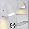 Swisher vägglampa utomhus LED Vit, 1-ljuskällor