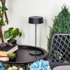 Kouvi Bordslampa utomhus, Bordslampa LED Svart, 1-ljuskällor