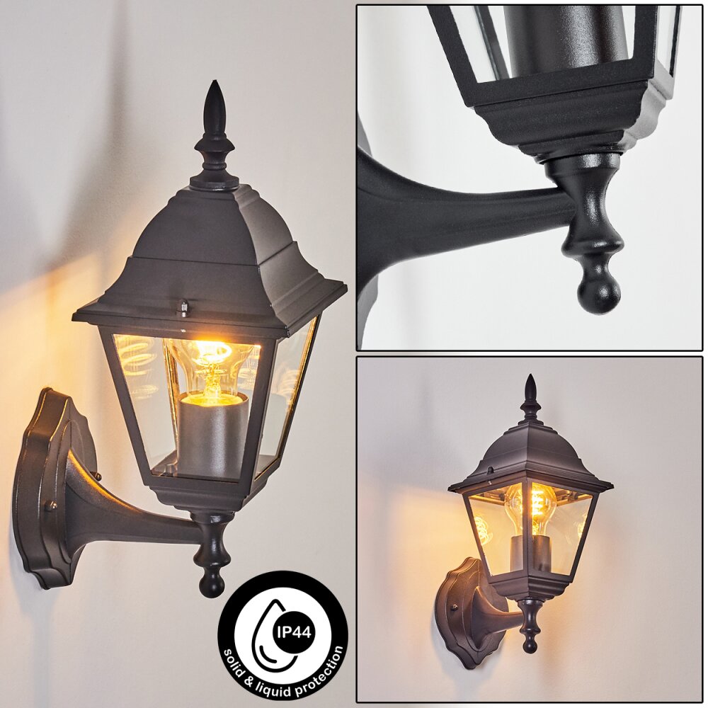 Naofe vägglampa utomhus Svart, 1-ljuskällor main product photo