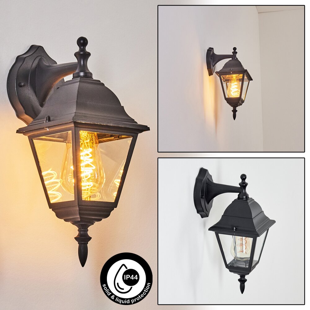 Naofe vägglampa utomhus Svart, 1-ljuskällor main product photo
