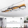 Rodekro Taklampa LED Svart, Vit, 1-ljuskällor