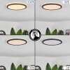 Hooper Taklampa, Panel LED Svart, 1-ljuskällor