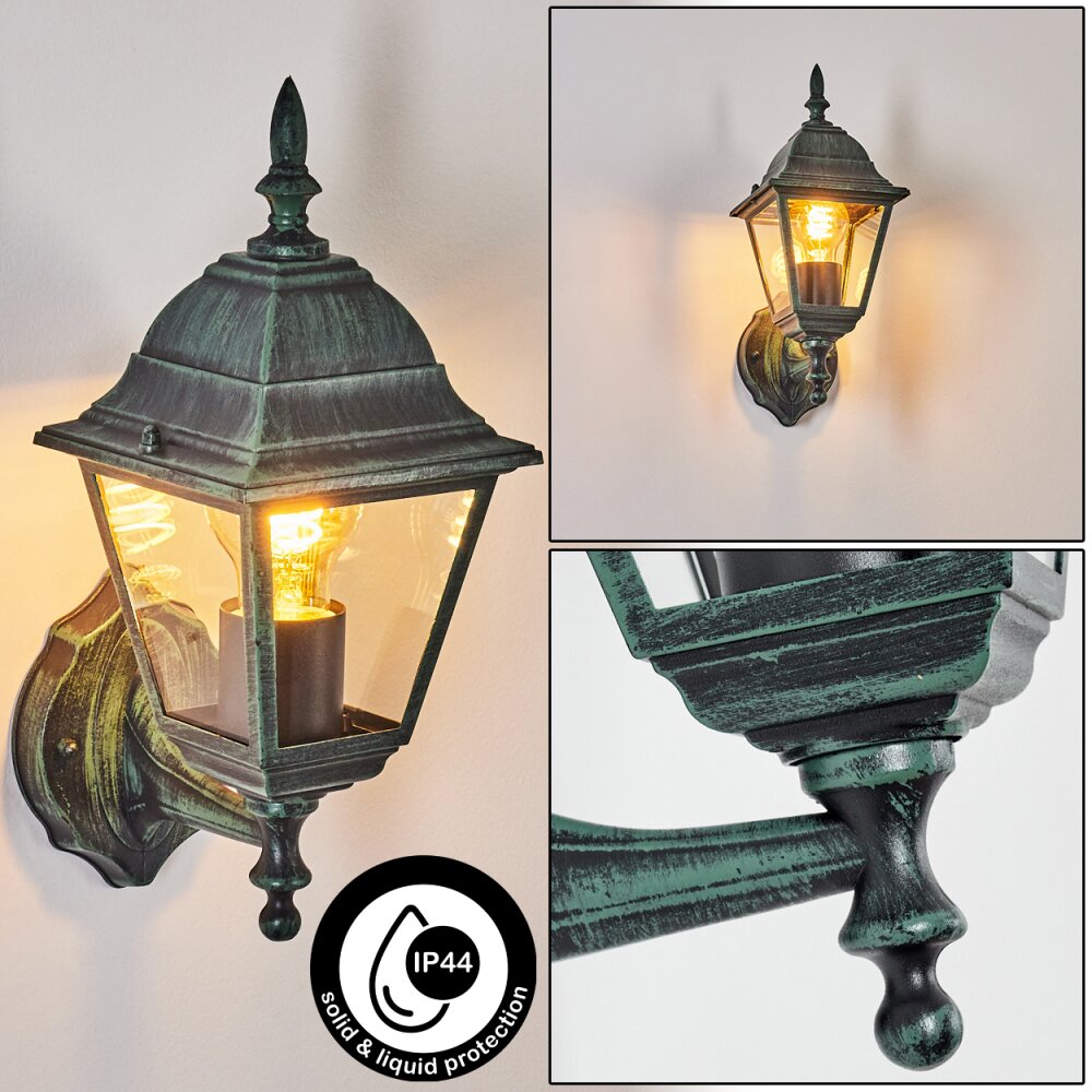 Naofe vägglampa utomhus Grön, Svart, 1-ljuskällor main product photo