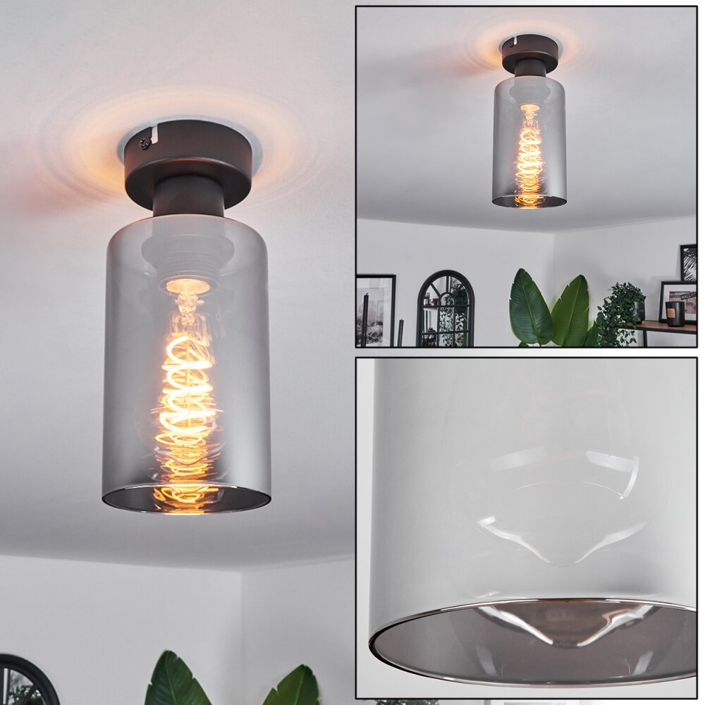 Hunouri Taklampa Svart, 1-ljuskällor main product photo