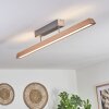 Llevallol Taklampa LED Naturfärger, Nickel matt, 1-ljuskällor Llevallol Taklampa LED Naturfärger, Nickel matt, 1-ljuskällor