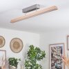 Llevallol Taklampa LED Naturfärger, Nickel matt, 1-ljuskällor Llevallol Taklampa LED Naturfärger, Nickel matt, 1-ljuskällor