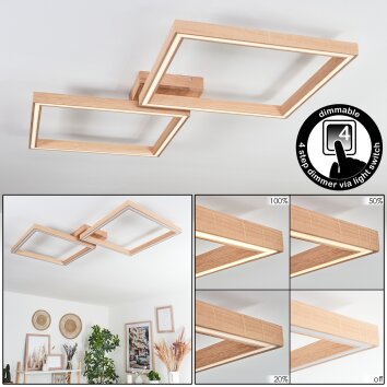 Surisultana Taklampa LED Naturfärger, 2-ljuskällor