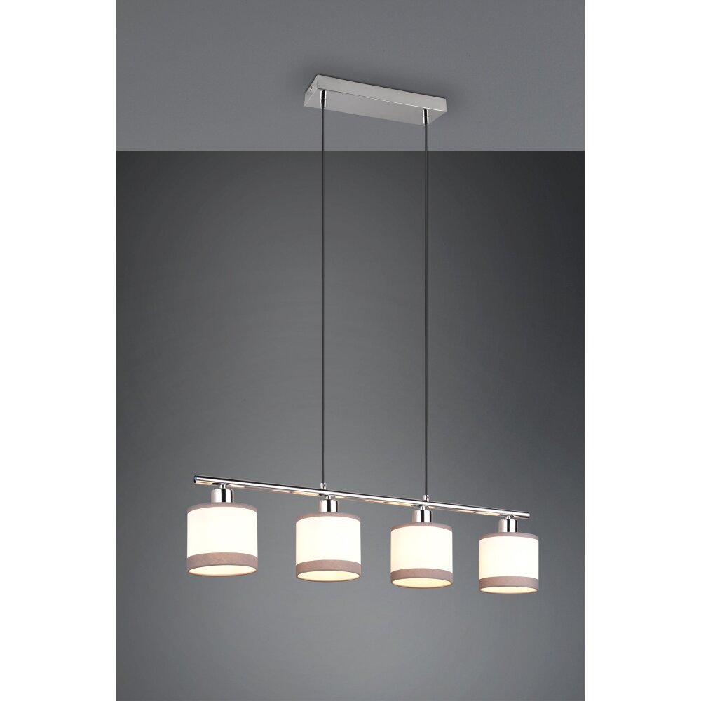 Reality DAVOS Pendelbelysning Krom, 4-ljuskällor main product photo