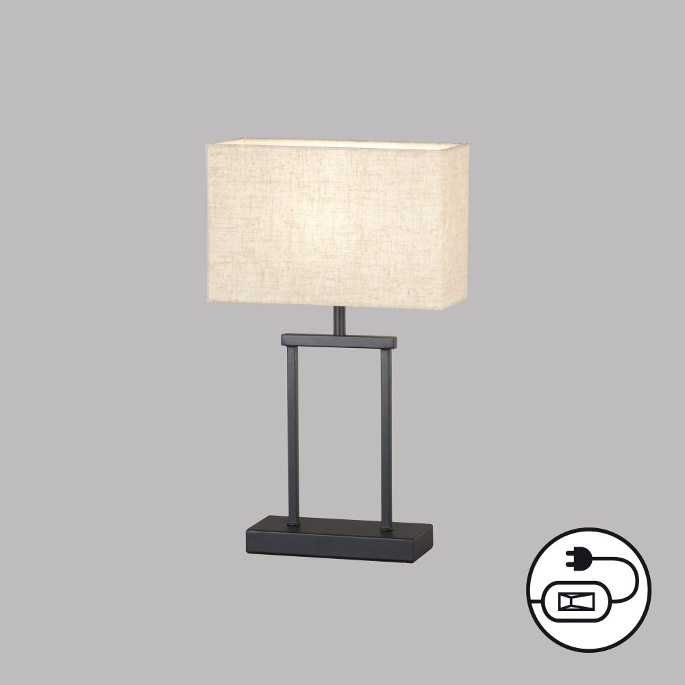 Honsel Lampor Ann Bordslampa Svart, 1-ljuskällor main product photo