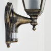 Naofe vägglampa utomhus Brun, Guld, 1-ljuskällor, Rörelsedetektor