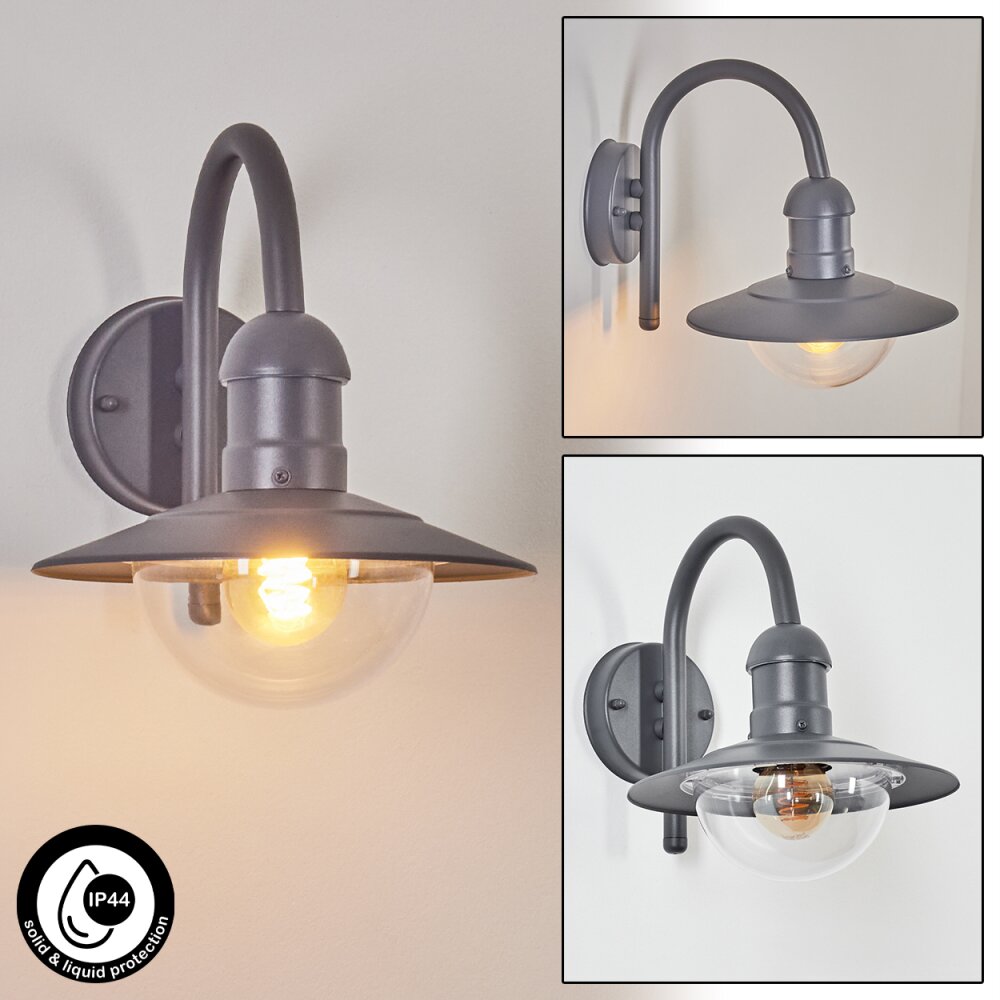 Elima vägglampa utomhus Antracit, 1-ljuskällor main product photo