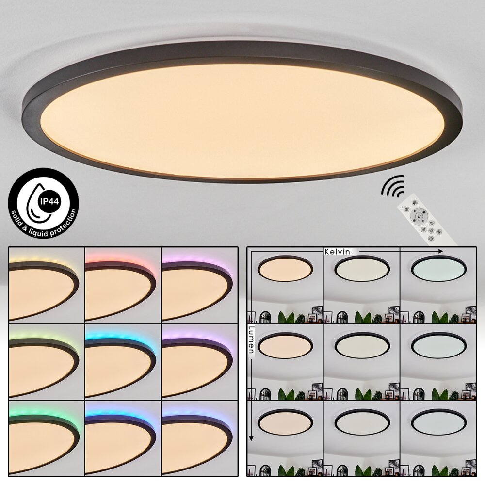 Boyero LED Svart, 2-ljuskällor, Fjärrkontroll, Färgväxlare main product photo