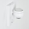 Borlo vägglampa utomhus, Up & Down Lampa LED Vit, 2-ljuskällor, Rörelsedetektor