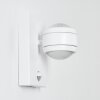 Borlo vägglampa utomhus, Up & Down Lampa LED Vit, 2-ljuskällor, Rörelsedetektor
