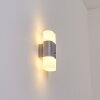 Belerda vägglampa utomhus, Up & Down Lampa LED Grått, 2-ljuskällor, Rörelsedetektor