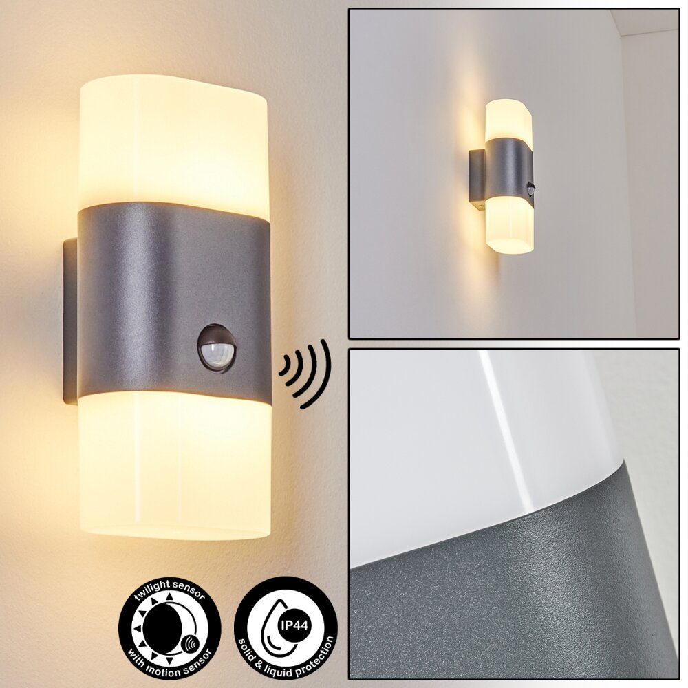 Belerda Vit, 2-ljuskällor, Rörelsedetektor main product photo