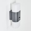 Belerda vägglampa utomhus, Up & Down Lampa LED Antracit, 2-ljuskällor, Rörelsedetektor